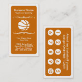 Modbasketball-Loyalitätskarte Treuekarte (Vorne/Hinten)