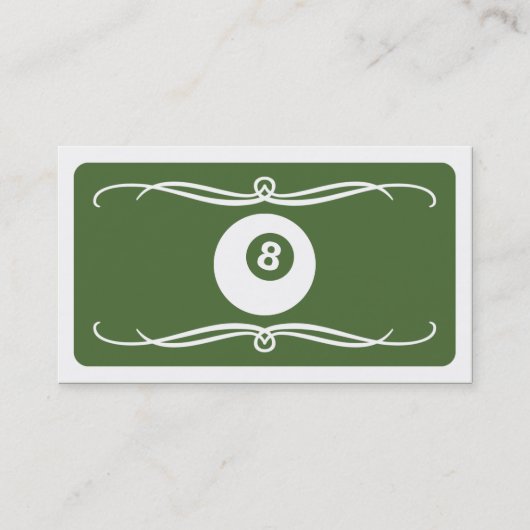 Modbillard (Farbe kundengerecht) Visitenkarte (Vorderseite)