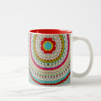 ModblumenMandala 11 Unze Zwei-Ton Tasse