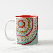 ModblumenMandala 11 Unze Zwei-Ton Tasse (Links)