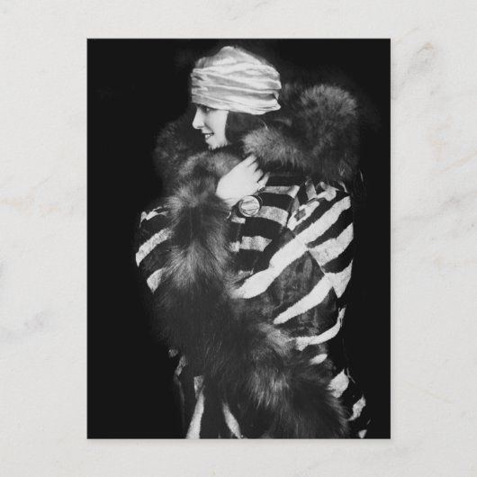 Mode, 1920er postkarte (Vorderseite)