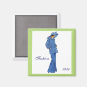 Mode 1934 Magnet (Vorderseite/Rückseite)