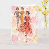 Mode 1958 karte (Gelbe Blume)