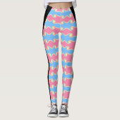 Mode Abstrakte Schwirbelwellen Leggings (Vorderseite)