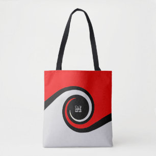 Mode abstrakte Wellen Tasche