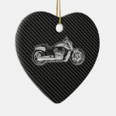 Mode-Accessoire Kohlenstoff Harley Motorrad-3D Keramik Ornament (Rechts)