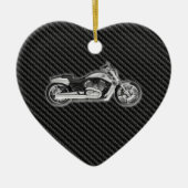 Mode-Accessoire Kohlenstoff Harley Motorrad-3D Keramik Ornament (Vorne)