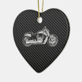 Mode-Accessoire Kohlenstoff Harley Motorrad-3D Keramik Ornament (Links)