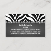 Mode-Accessoire u. Schmuck Visitenkarte (Rückseite)