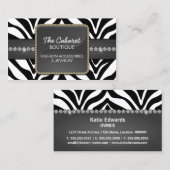 Mode-Accessoire u. Schmuck Visitenkarte (Vorne/Hinten)