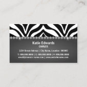 Mode-Accessoire u. Schmuck Visitenkarte (Rückseite)