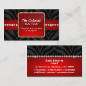 Mode-Accessoire und Schmuck Visitenkarte (Vorne/Hinten)