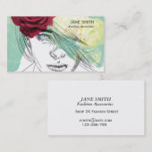 Mode Accessoires Modedesign stilvoll Visitenkarte (Vorne/Hinten)