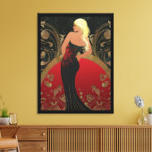 MODE-ÄHNLICH #4 LEINWANDDRUCK (Insitu (Wohnzimmer))