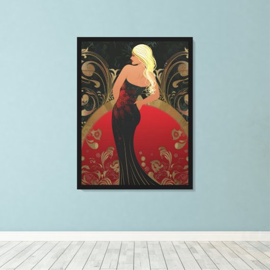 MODE-ÄHNLICH #4 LEINWANDDRUCK (Insitu (Holzboden))