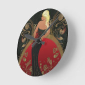 MODE-ÄHNLICH #4 RUNDE WANDUHR (Winkel)