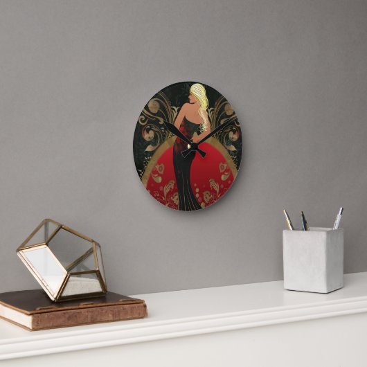 MODE-ÄHNLICH #4 RUNDE WANDUHR (Büro)