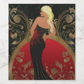 MODE-ÄHNLICH #4 WEINETIKETT (Einzelnes Label)