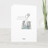 Mode-aquamarine Karte (Rückseite)