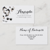 Mode-Art-Fotografie-Visitenkarte Visitenkarte (Vorne/Hinten)