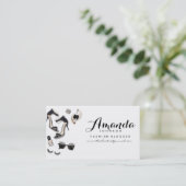 Mode-Art-Fotografie-Visitenkarte Visitenkarte (Stehend Vorderseite)