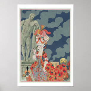 Mode auf dem Höchsten, 1927 (pochoir print) Poster