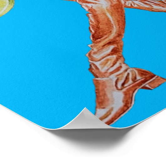 Mode auf weiblichem Poster (Ecke)