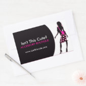 Mode-Aufkleber Rechteckiger Aufkleber (Umschlag)