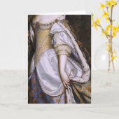 Mode aus dem 17. Jahrhundert Karte (Gelbe Blume)