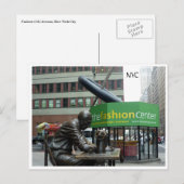 Mode avenue nyc postkarte (Vorne/Hinten)