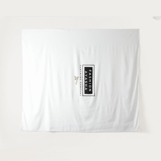 Mode-Ayasha-Logo-Modell Foto-Back-Drop Wandteppich (Vorderseite (Horizontal))