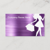 Mode Beauty Kosmetik Thema Visitenkarte (Vorderseite)