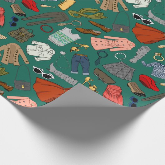 Mode/Bekleidung Geschenkpapier (Ecke)