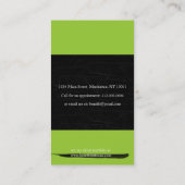 Mode-Berater-Visitenkarten Visitenkarte (Rückseite)