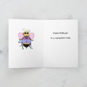 Mode-Bienen-launische Honig-Bienen-Kunst-alles Karte (Innenseite)