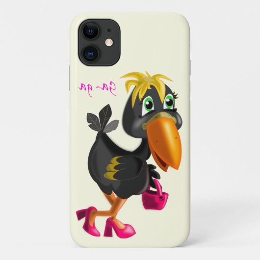Mode Bird - Case-Mate iPhone Hülle (Rückseite)