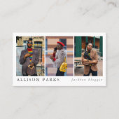 Mode-Blogger/Stylist/sonstige Visitenkarte (Vorderseite)