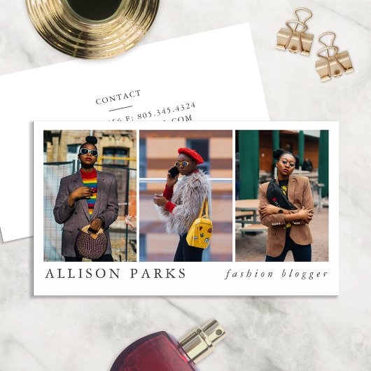 Mode-Blogger/Stylist/sonstige Visitenkarte