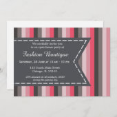 Mode-Boutique Einladung (Vorne/Hinten)