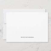 Mode-Boutique Einladung (Rückseite)