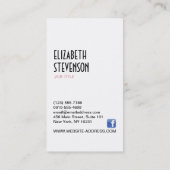 Mode Boutique Frauengeschenke Shop Visitenkarte (Rückseite)