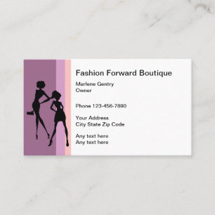 Mode-Boutique Modernes Design Visitenkarte