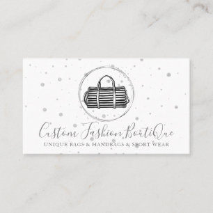 Mode-Boutique Silber-Tasche-Wallet gestreifte Tasc Visitenkarte