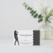 Mode-Boutique Visitenkarte (Stehend Vorderseite)
