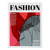 Mode: breiter Ledergürtel Poster (Vorderseite)