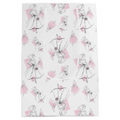 Mode Bride Pink Group Multibag Medium Mittlere Geschenktüte (Rückseite)