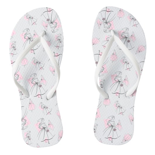Mode Bride Pink Multiflip-Flops Badesandalen (Fußbett)