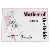 Mode Bride Pink Mutter der Bride groß rosa Große Geschenktüte (Vorderseite)