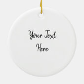 Mode Bride Pink Text Verzierung Keramik Ornament (Hinten)