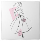 Mode Brie Pink Fliese (Vorderseite)